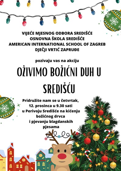 Oživimo božićni duh u Središću!