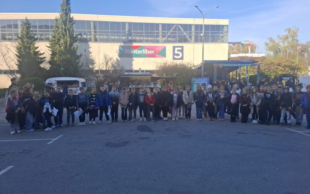 Čarolija knjiga na Interliberu: naši učenici upoznali Jeffa Kinneyja i Sanju Pilić