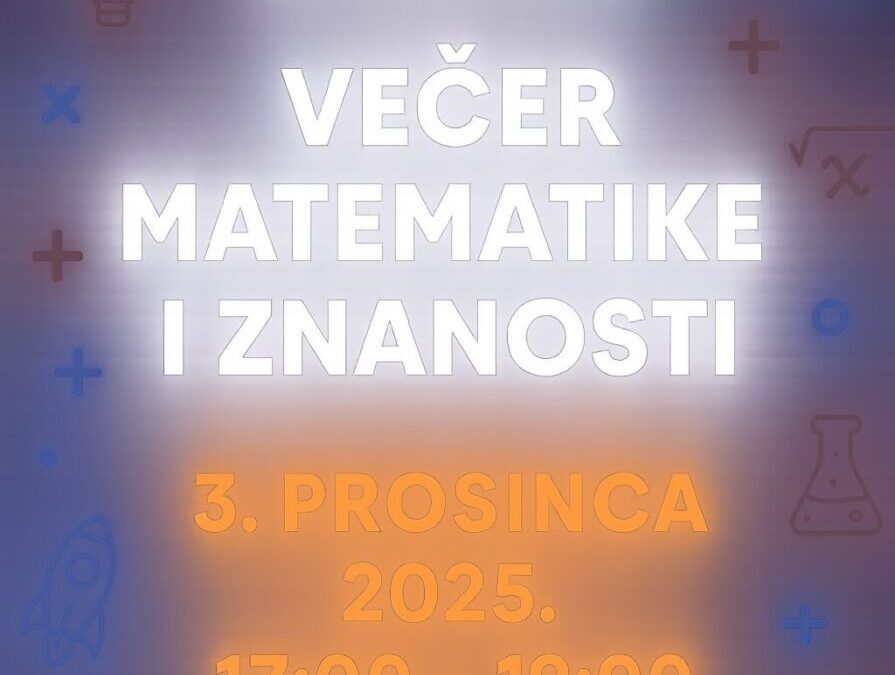 Večer matematike i znanosti