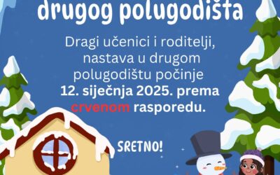 Početak drugog polugodišta