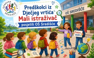 Predškolci iz Dječjeg vrtića Mali istraživač posjetili OŠ Središće