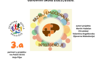 3.a – međunarodni eTwinning projekt Razvoj emocionalne inteligecije kod učenika osnovnih škola 2025./2026.