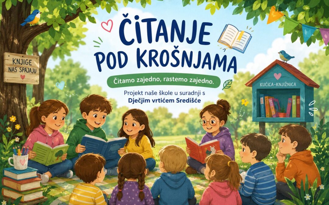 Čitanje pod krošnjama – kada knjige izađu iz učionice